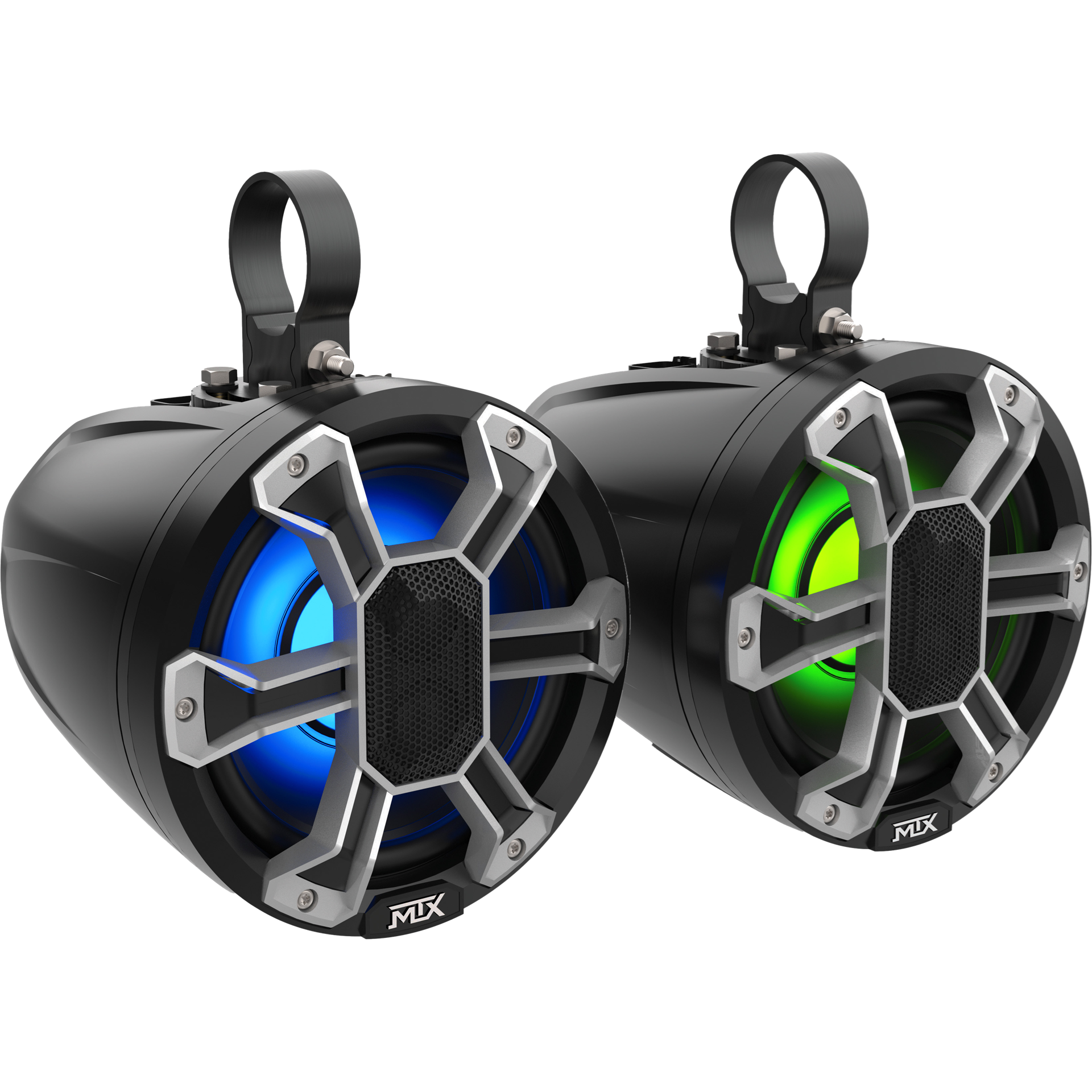 6.5” Customizable Speaker Pods with RGB Lighting (Pair)