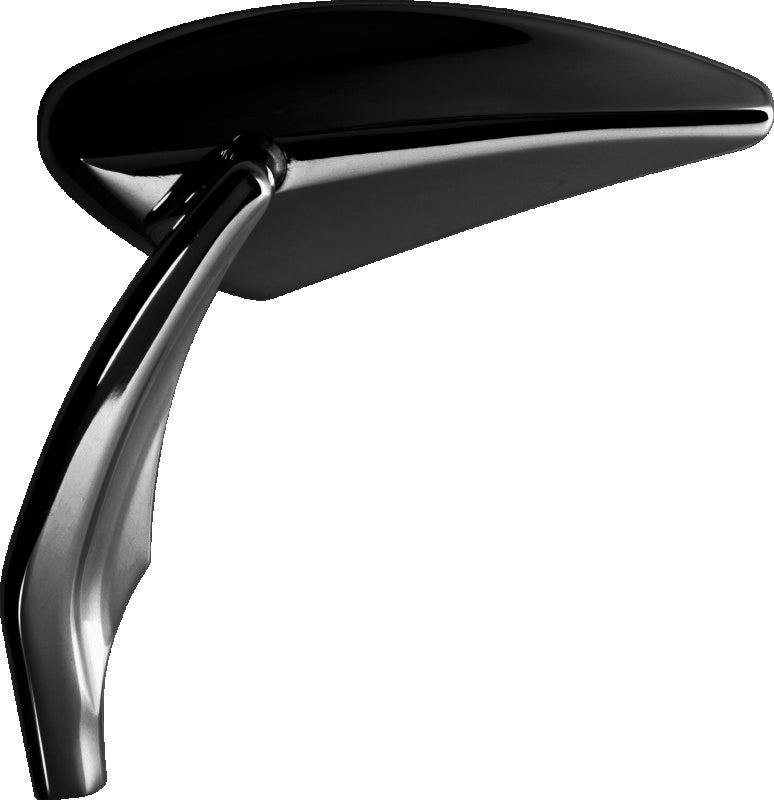 Performance Machine Mirror Assembly Left Torque - Black Ano