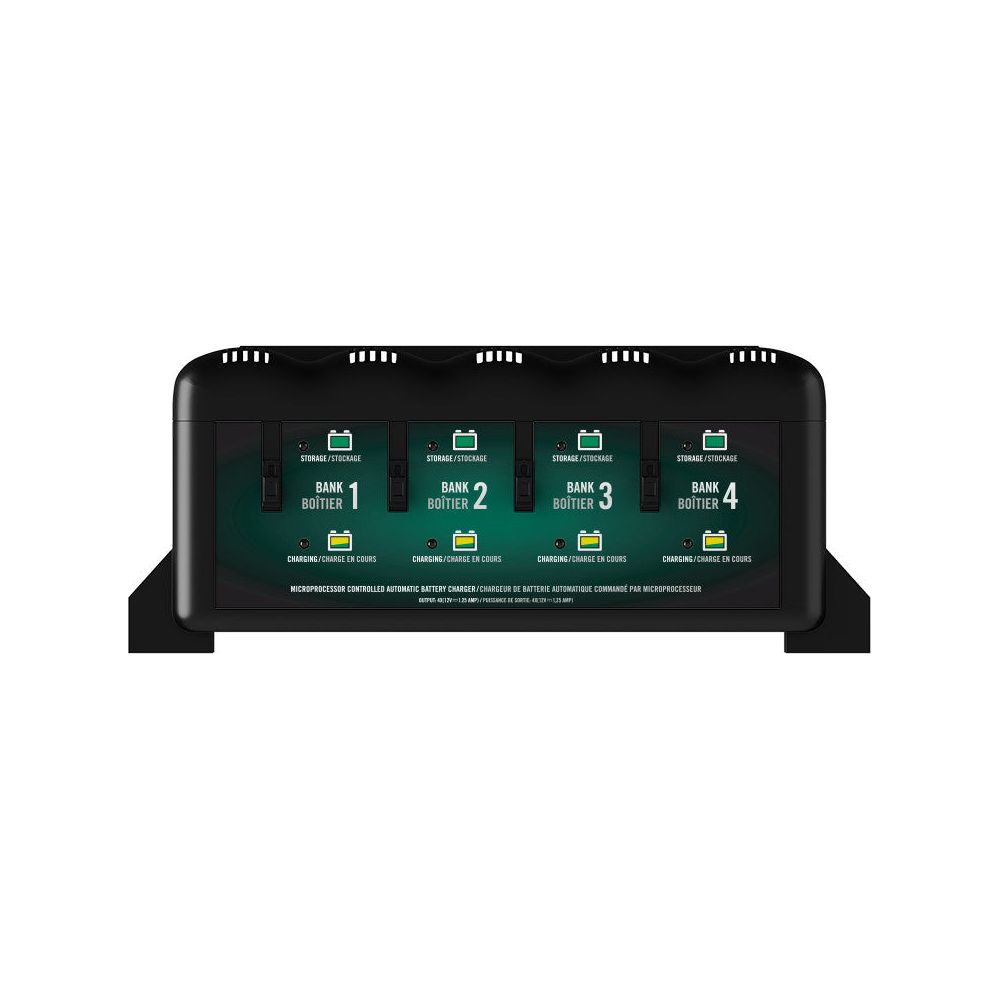 4 Bank, 1.25 AMP 12V Battery Charger