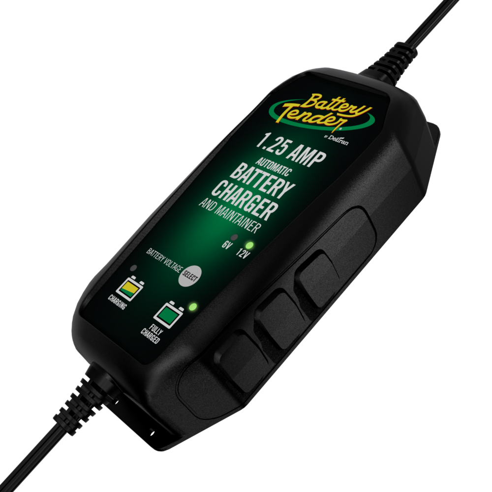 1.25 AMP Plus Selectable 12V / 6V Battery Charger