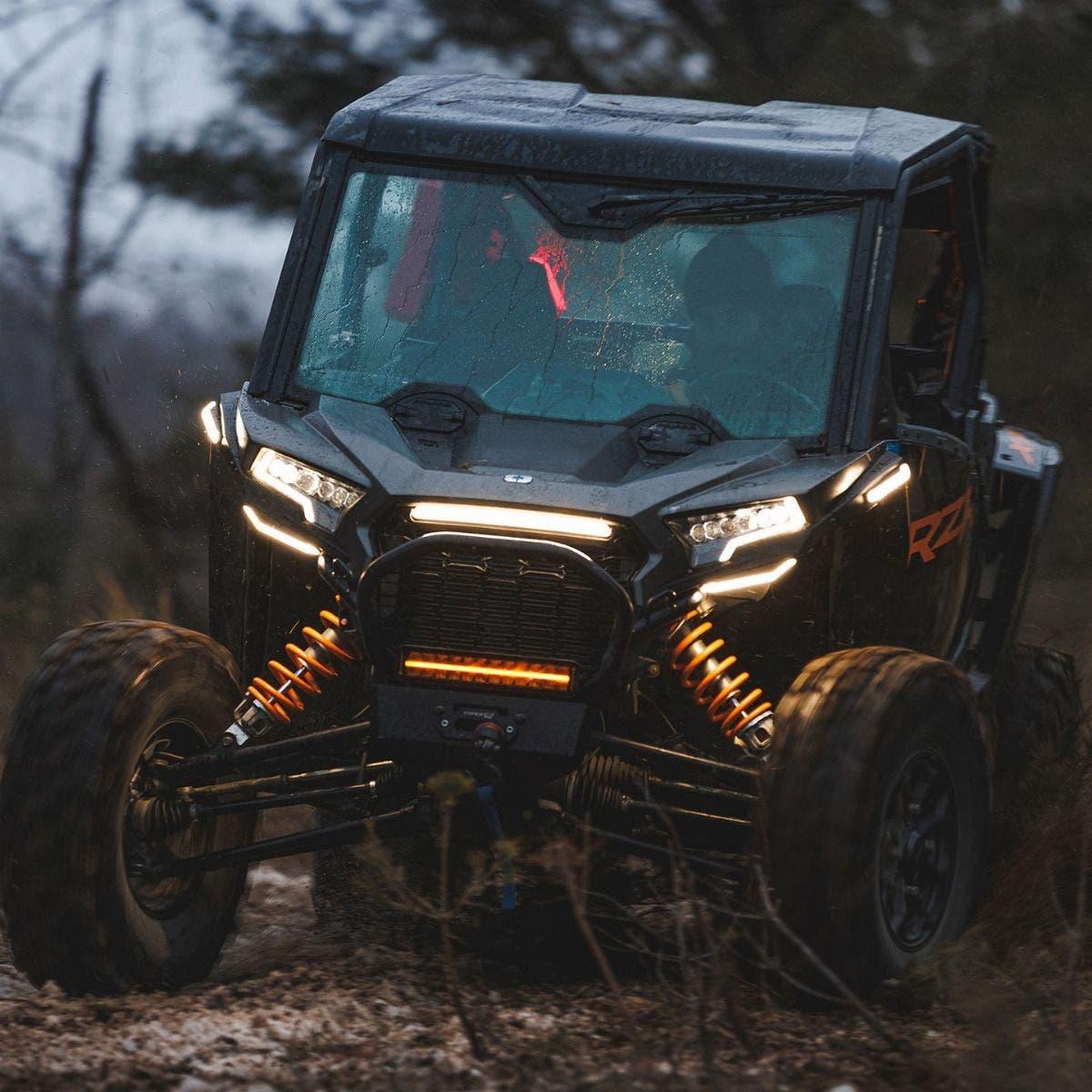 Polaris RZR XP 1000 / Turbo (2019-2023) Plug & Play Auto-Cancel Turn Signal Kit with White Running Lights
