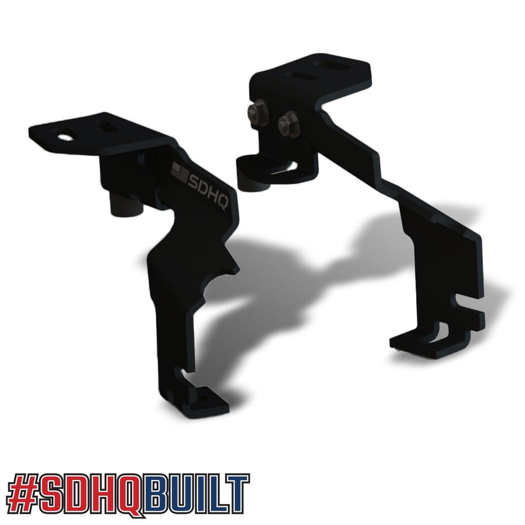 SDHQ Off Road '17-22 FORD SUPER DUTY SDHQ BUILT A-PILLAR LIGHT MOUNTS