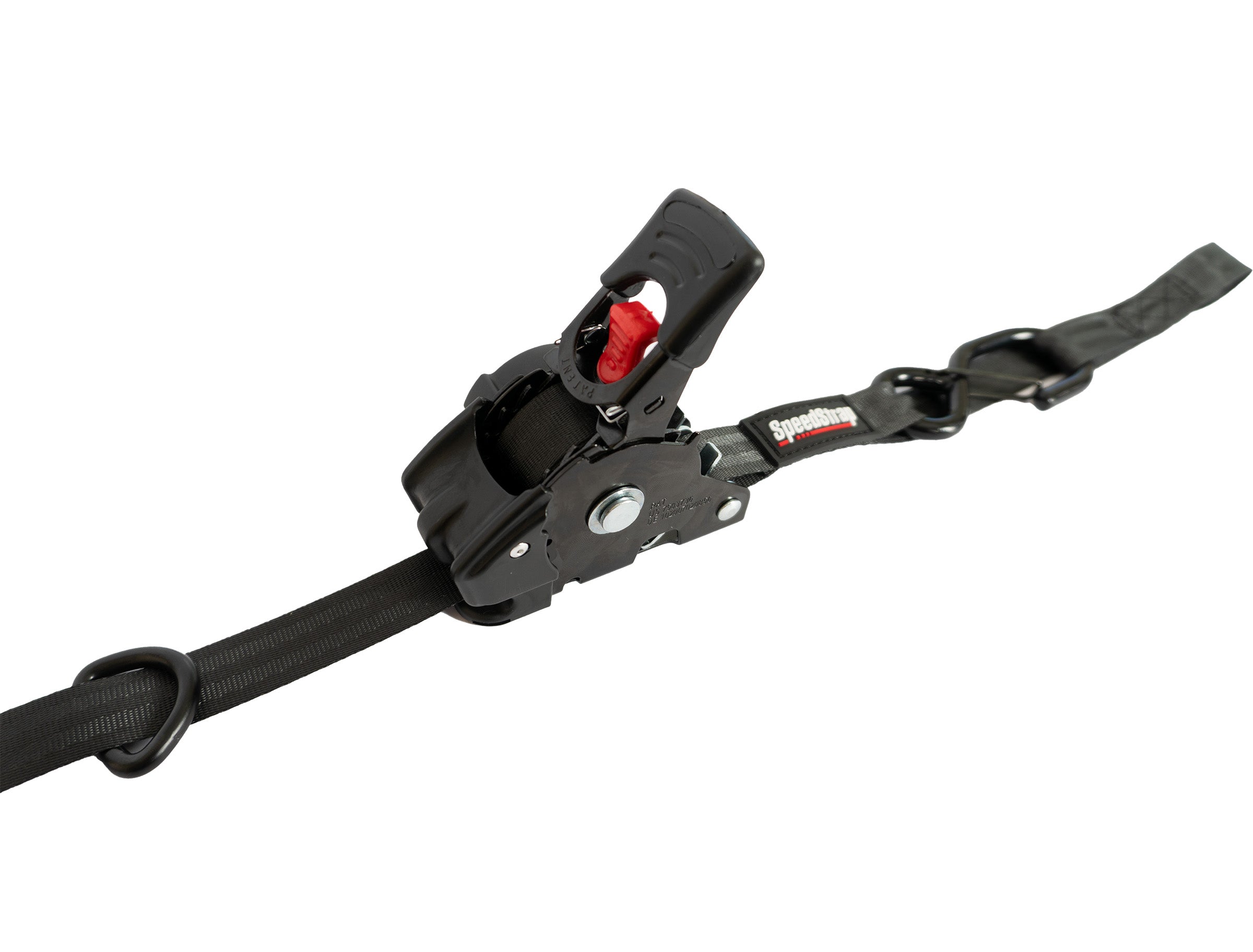1" x 10ft Retractable Tie Downs w/ Built in Soft-Tie (2-Pack) - SpeedStrap