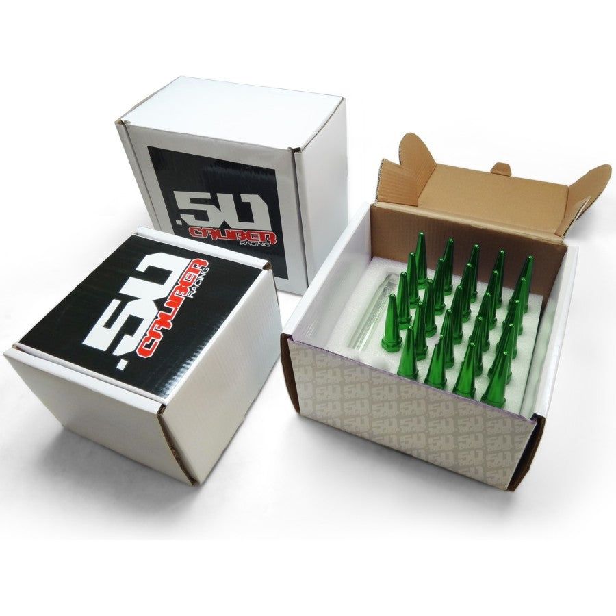 12 x 1.25mm Extended Spike Lug Nuts (60 Degree Taper Seat)