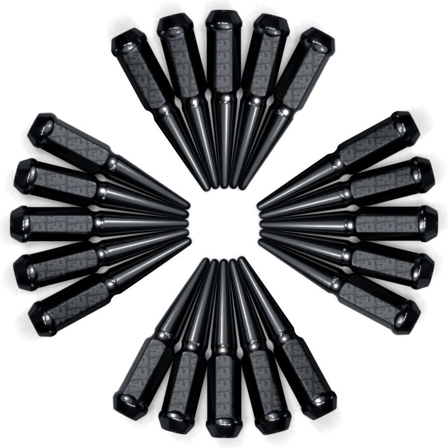 12 x 1.25mm Extended Spike Lug Nuts (60 Degree Taper Seat)