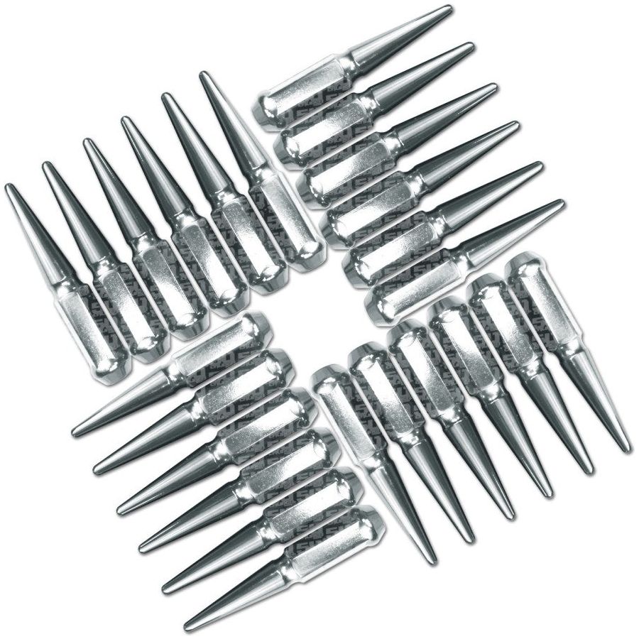 12 x 1.25mm Extended Spike Lug Nuts (60 Degree Taper Seat)