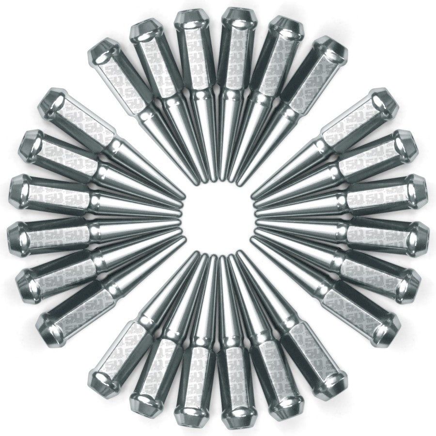 12 x 1.25mm Extended Spike Lug Nuts (60 Degree Taper Seat)