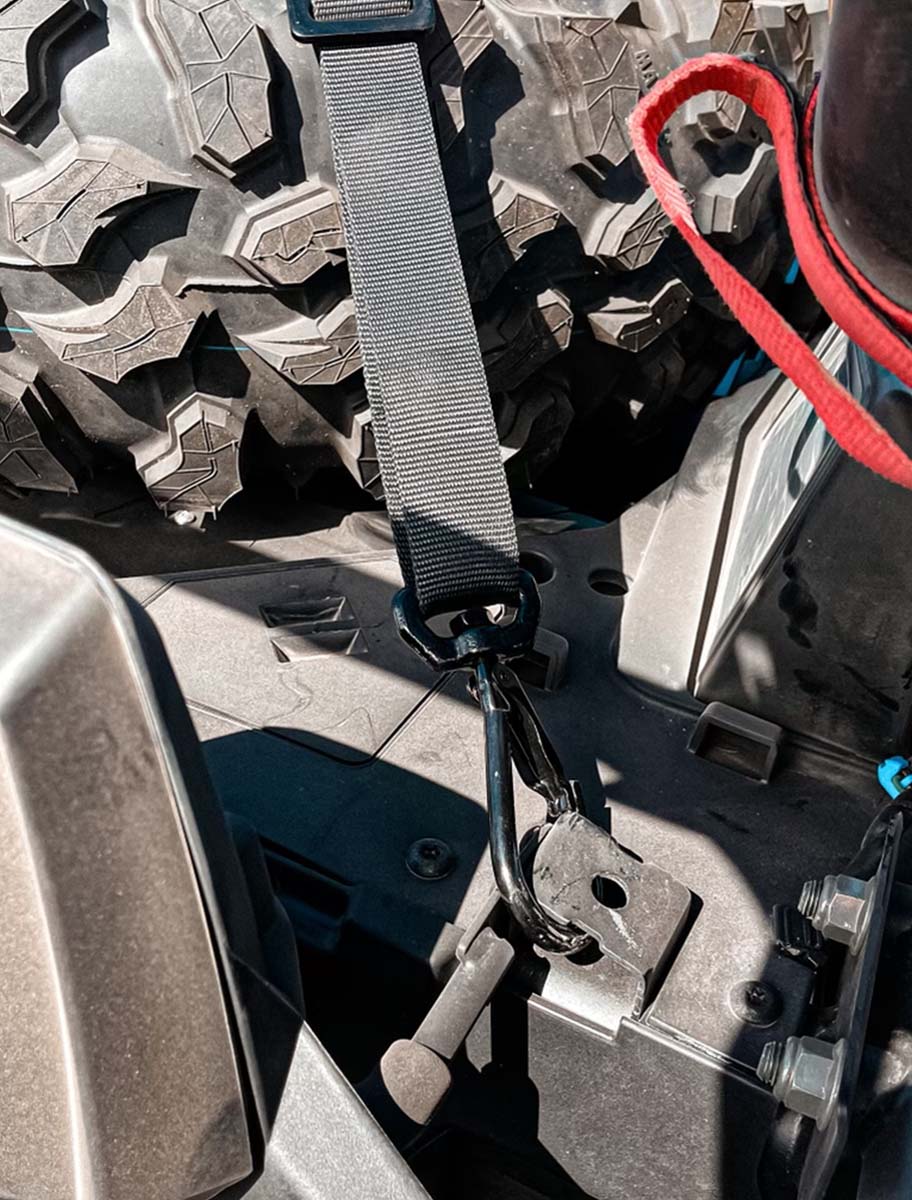 1.5" 3-Point Spare Tire Tie-Down with Swivel Hooks - SpeedStrap