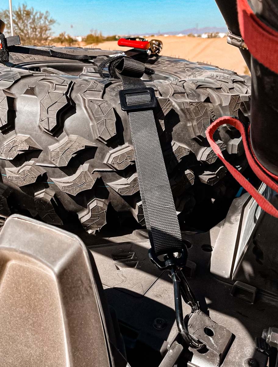 1.5" 3-Point Spare Tire Tie-Down with Swivel Hooks - SpeedStrap