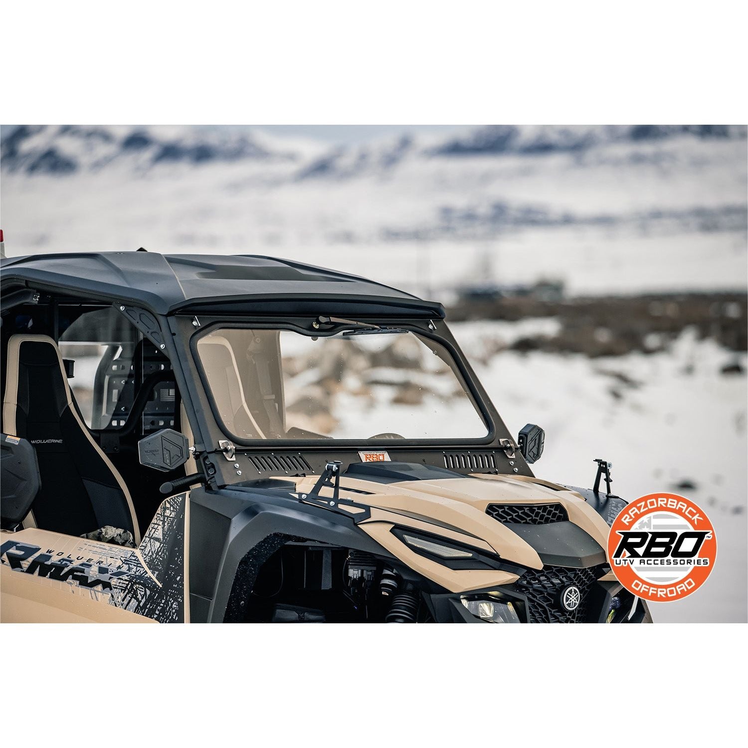 Yamaha Wolverine RMAX Folding Windshield