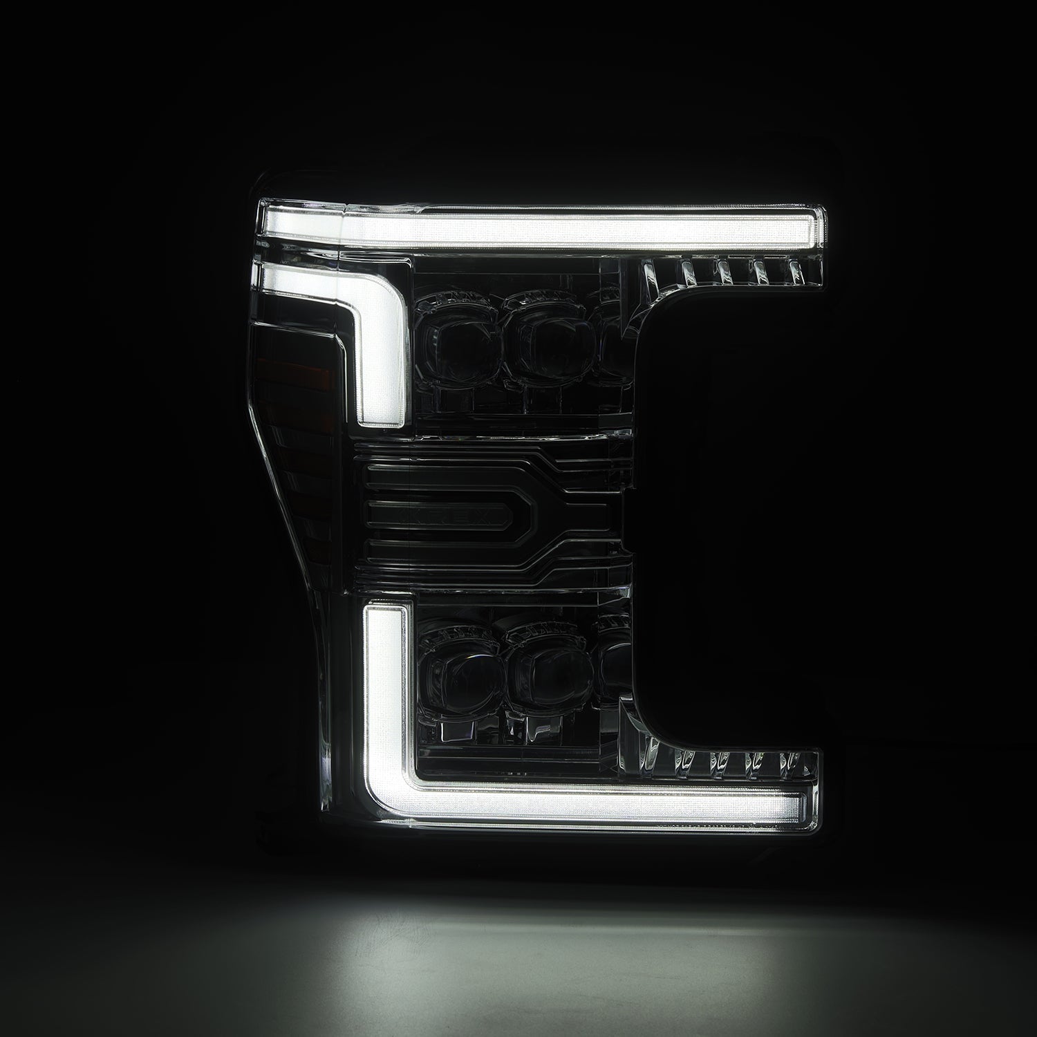 17-19 Ford Super Duty MKII NOVA-Series LED Projector Headlights Chrome