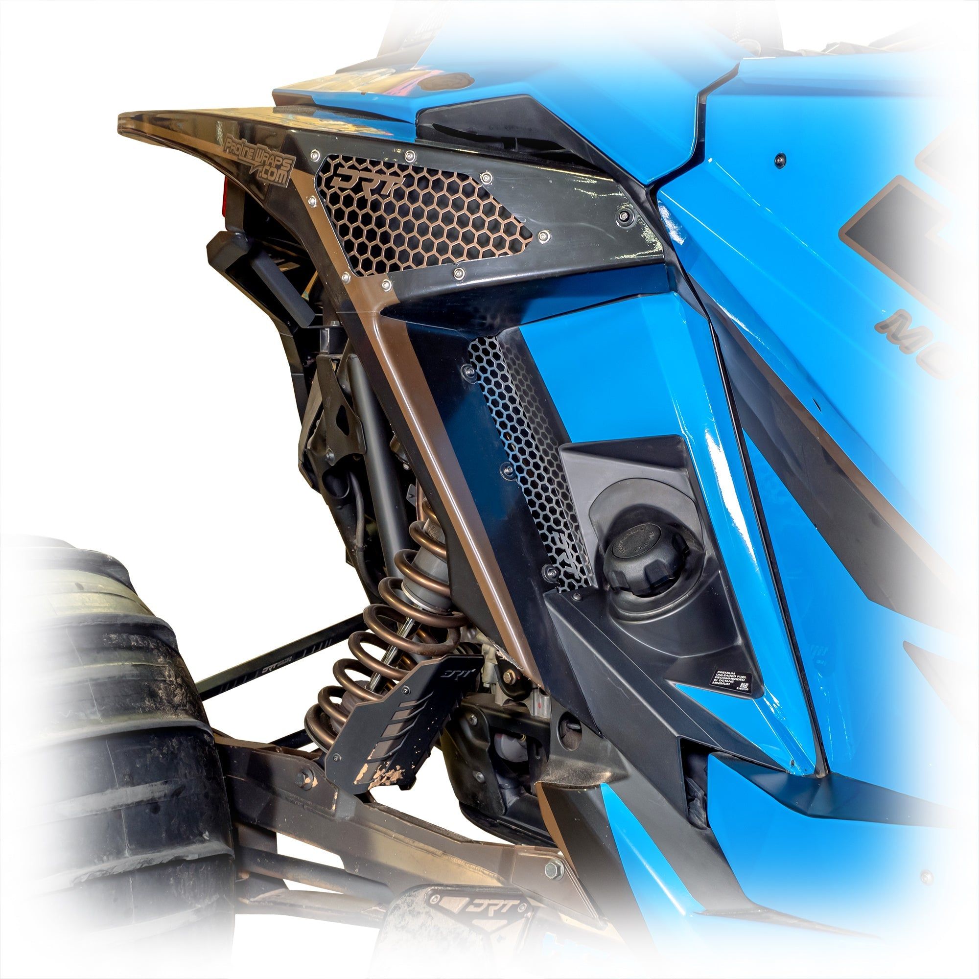 Polaris RZR Pro / Turbo R Aluminum Rear Fender Screen Set