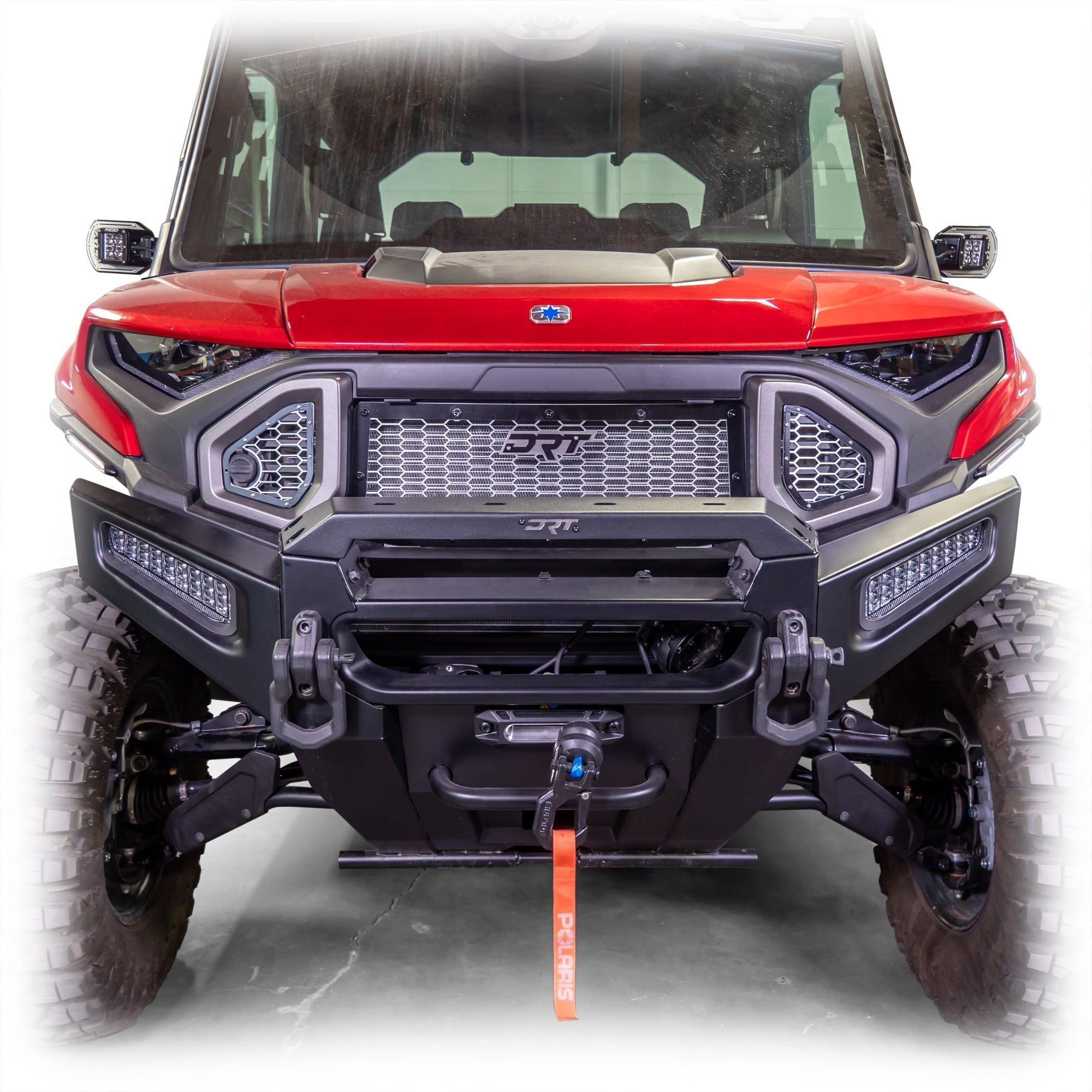 DRT Polaris Ranger XD 1500 2024+ Front Bumper Light Bracket Kit