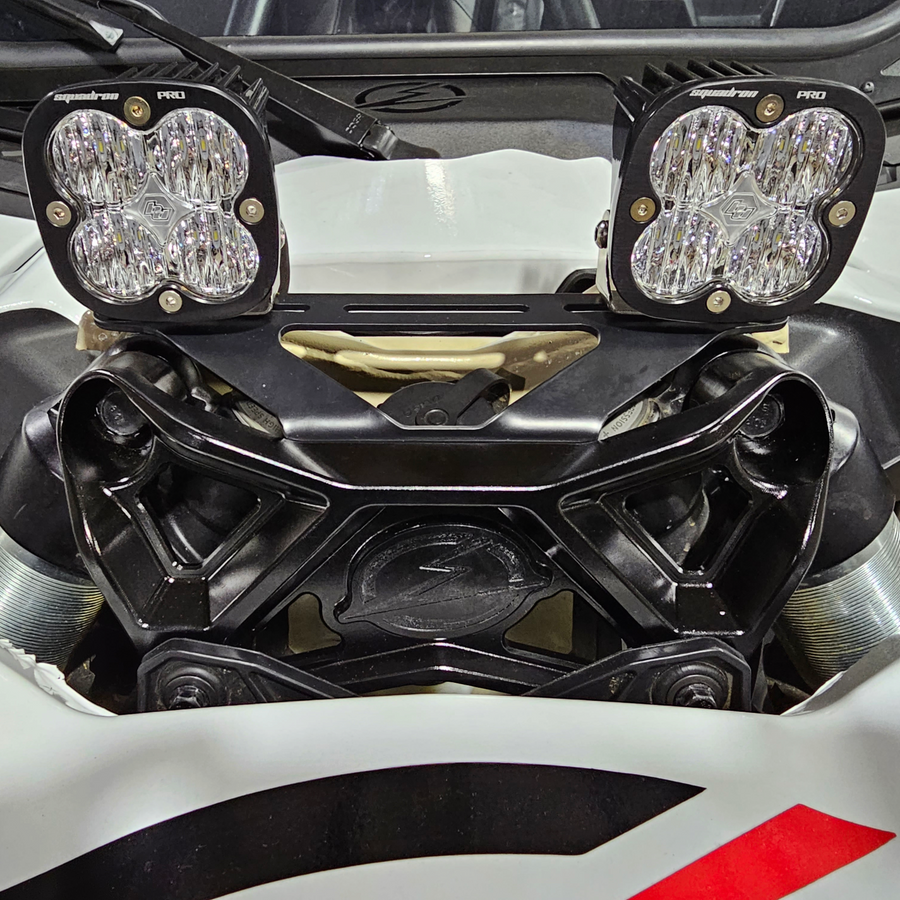 Can Am X3 Upper Shock Mount Brace with Adjustable Light Mount Bracket