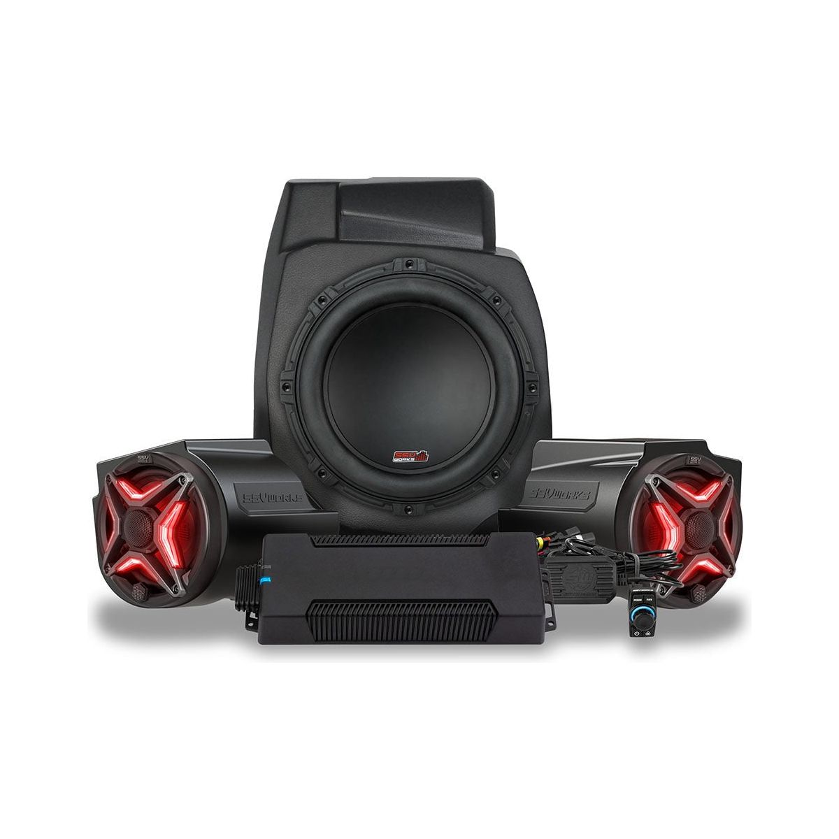 Polaris RZR Pro Series Phase-3 V-Spec 3-Speaker 1400watt System for Ride Command