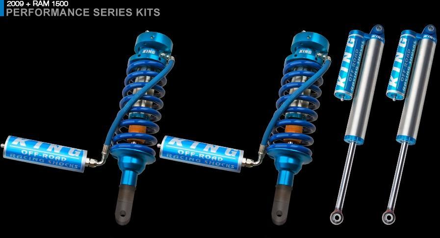 King OEM Series RAM 1500 4WD 09+ FRONT 2.5 REMOTE RESERVOIR COILOVER