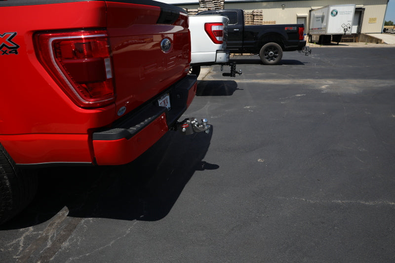 Gen-Y Glyder Torsion-Flex 2in Shank 2in Drop 7K Hitch w/Ball Platform/1in Diameter Mounting Hole