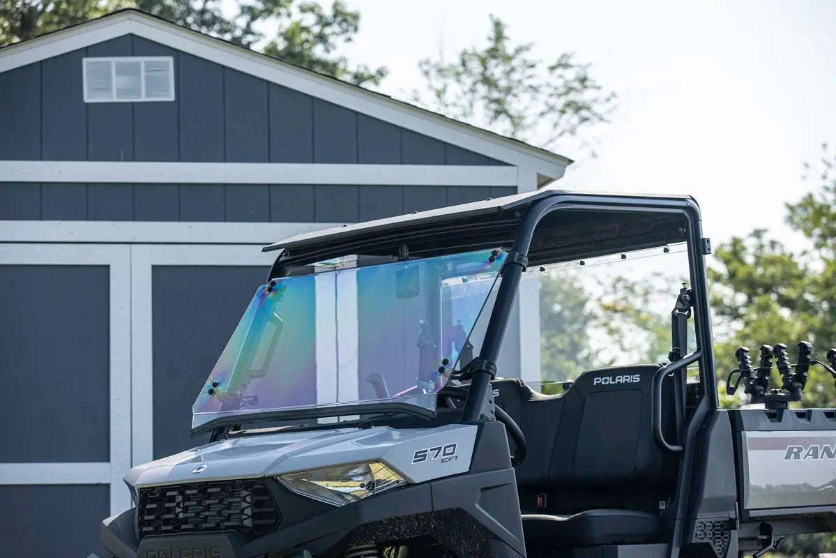 UTV Windshield - Polaris Ranger Mid-Size Full-Tilt Windshield