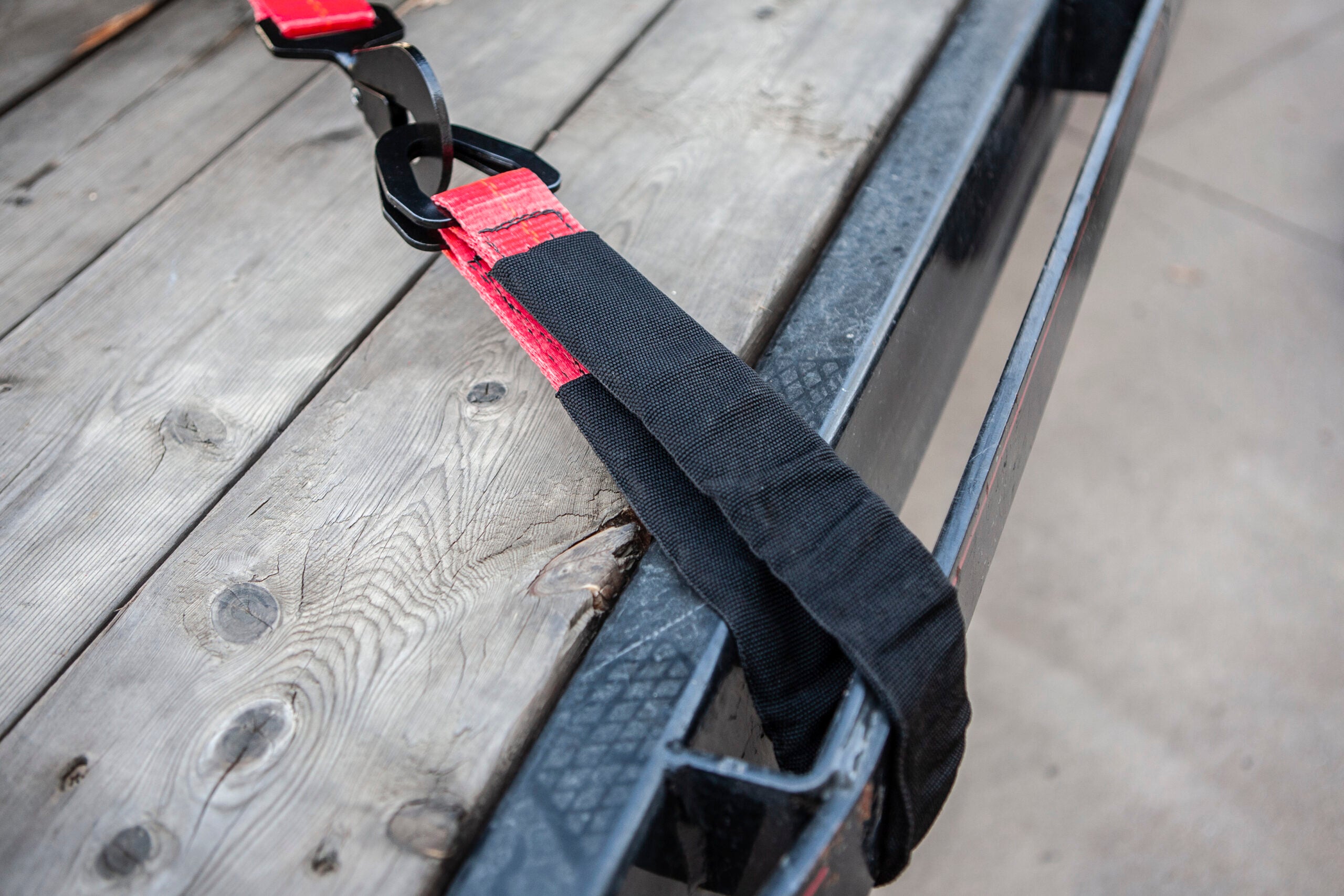 2" x 30" Axle Strap w/ D-Rings Black - SpeedStrap