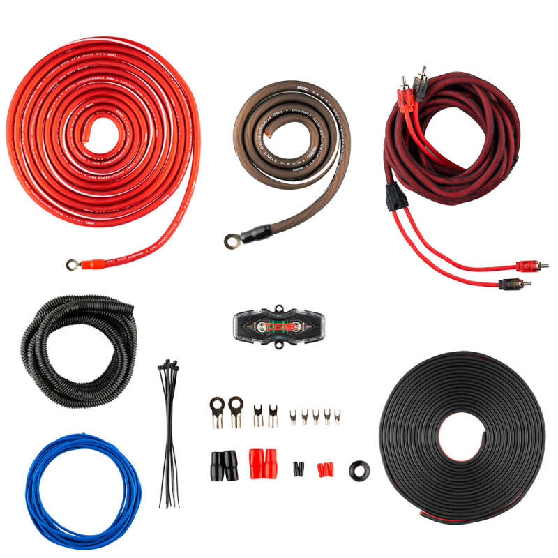 DS18 Amplifier Installation Kit 4-GA OFC 100% Copper