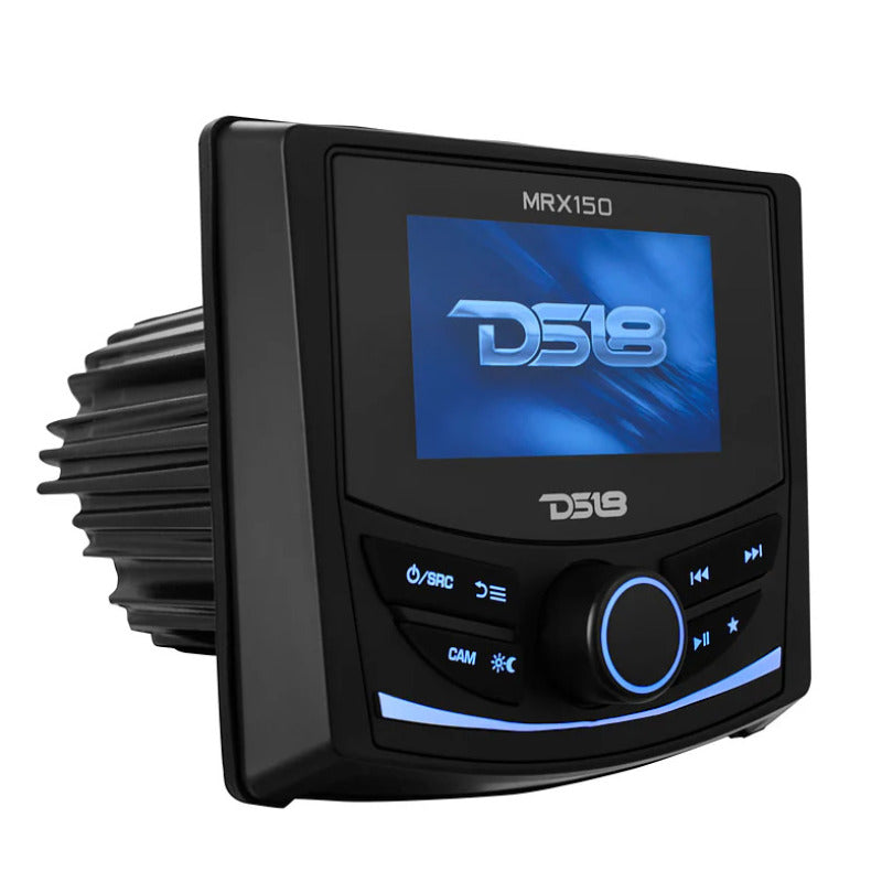 DS18 3in Color TFT Screen 2 Zones 4 volts Output BT RDS 4 x 50 Watts Silicone Cover Headunit MRX150