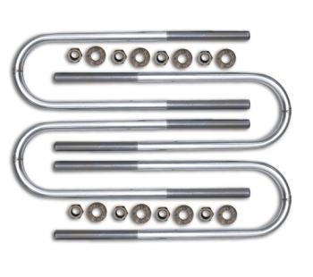 Icon Vehicle Dynamics 37002 - Super Duty F250 / F350 17" Long Rear U-bolt Kit (Non Dually)