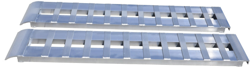 Gen-Y Heavy-Duty 8ft Aluminum Loading Ramps 15in x 96in 5K Capacity Per Ramp - Pair