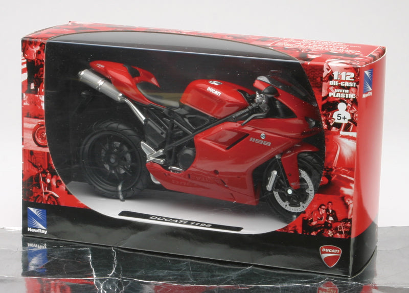 New Ray Toys Ducati 1198 Red Scale - 1:12