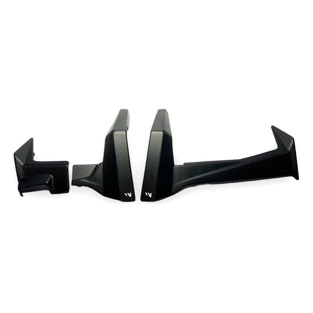 Polaris RZR Pro / Turbo R Carbon Fiber Dash Trim Kit (3-Piece)