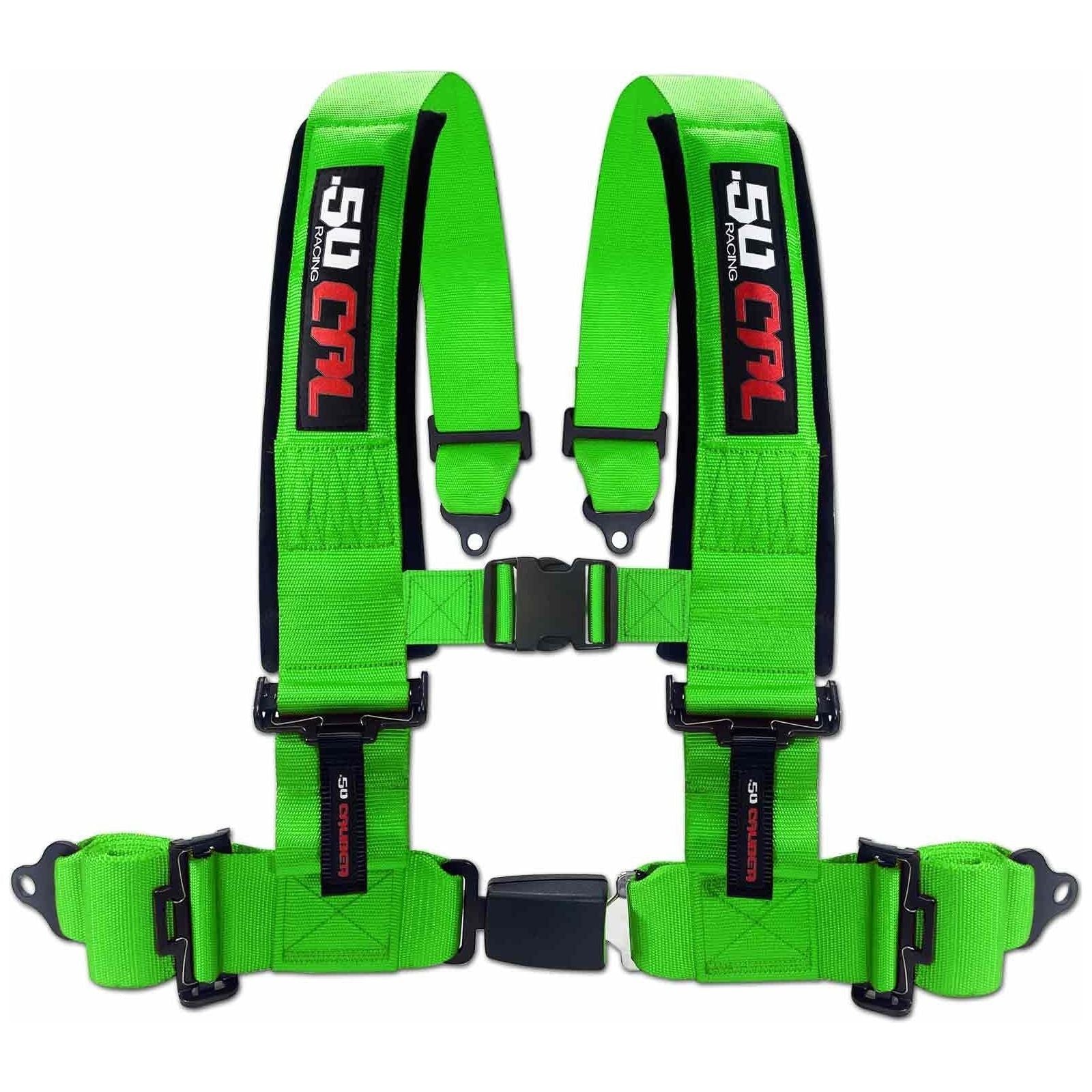 3" 4-Point Harness Seat Belt with Push Button Release