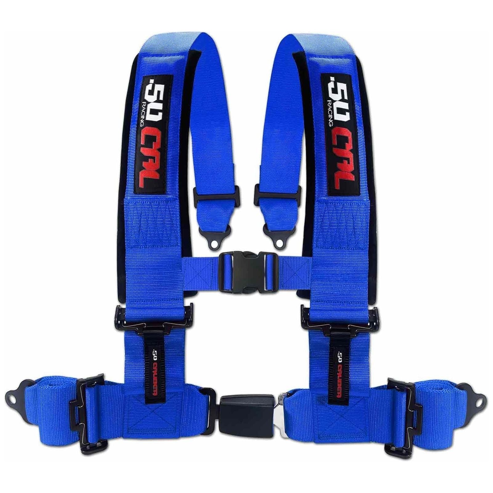 3" 4-Point Harness Seat Belt with Push Button Release