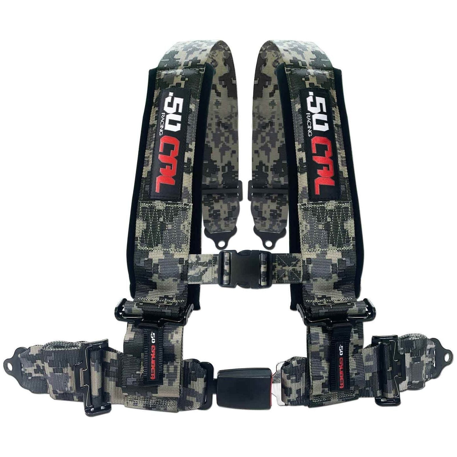 3" 4-Point Harness Seat Belt with Push Button Release