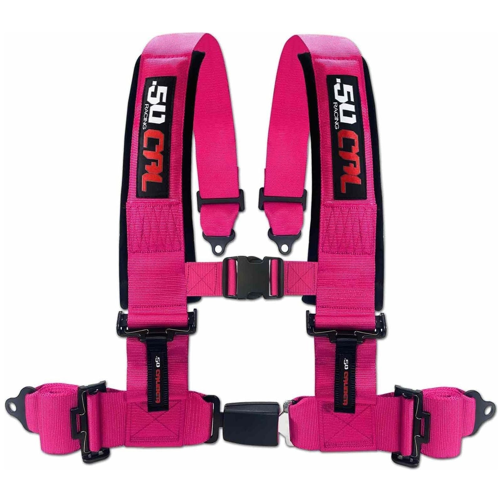 3" 4-Point Harness Seat Belt with Push Button Release