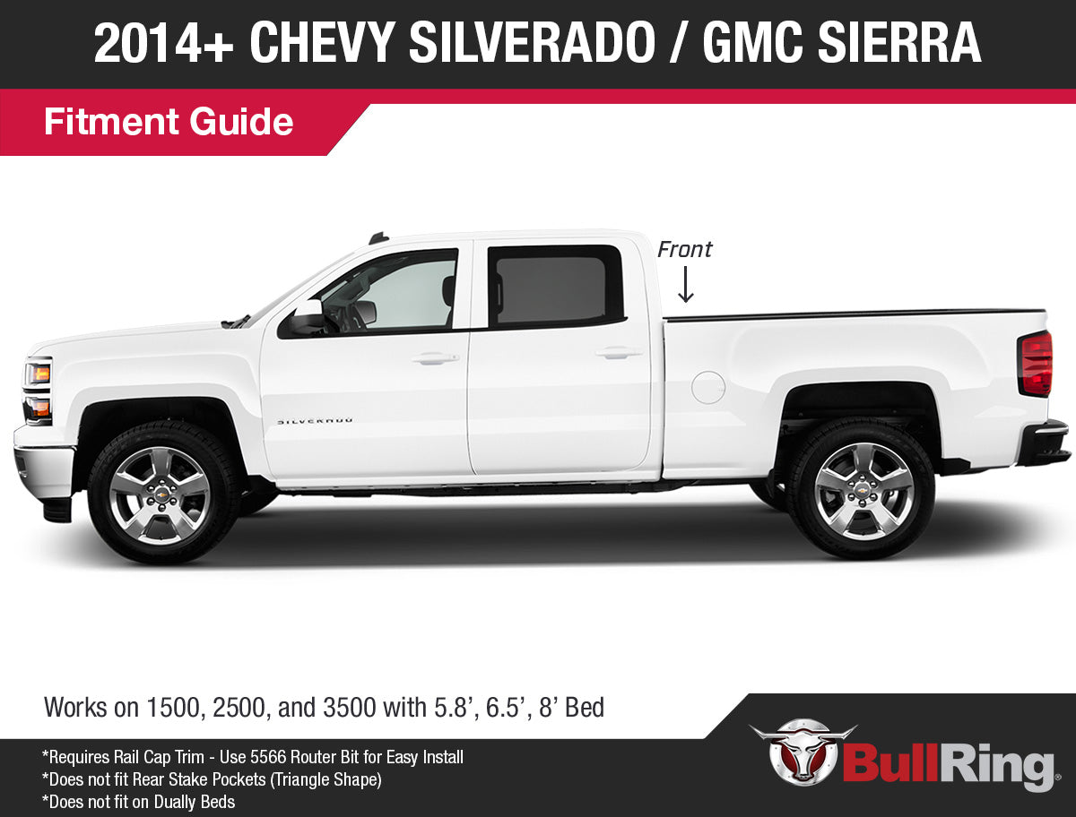Raised Fit Retractable Tie-Down Anchors | 2014 + Chevy Silverado and GMC Sierra | - SpeedStrap