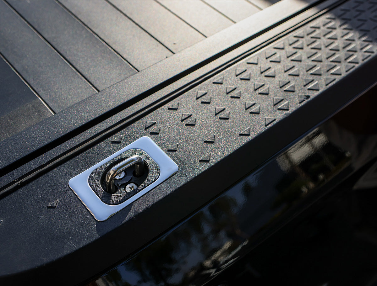 Stainless Steel Flush Fit Retractable Tie-Down Anchors | 1995+ Dodge RAM with Dually Bed | - SpeedStrap