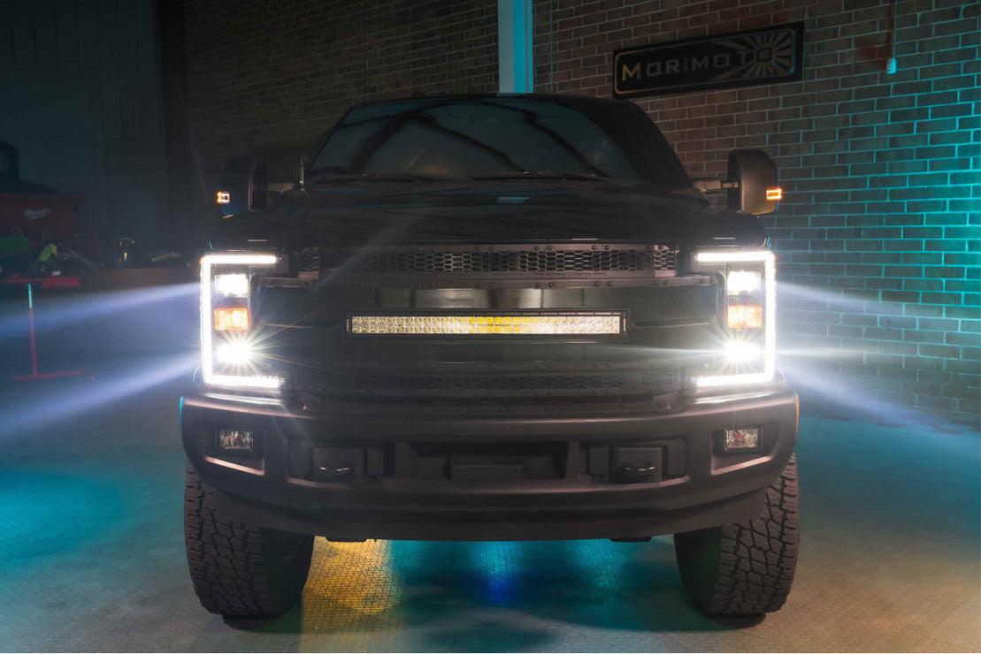 MORIMOTO FORD SUPER DUTY (17-19): XB HYBRID LED HEADLIGHTS