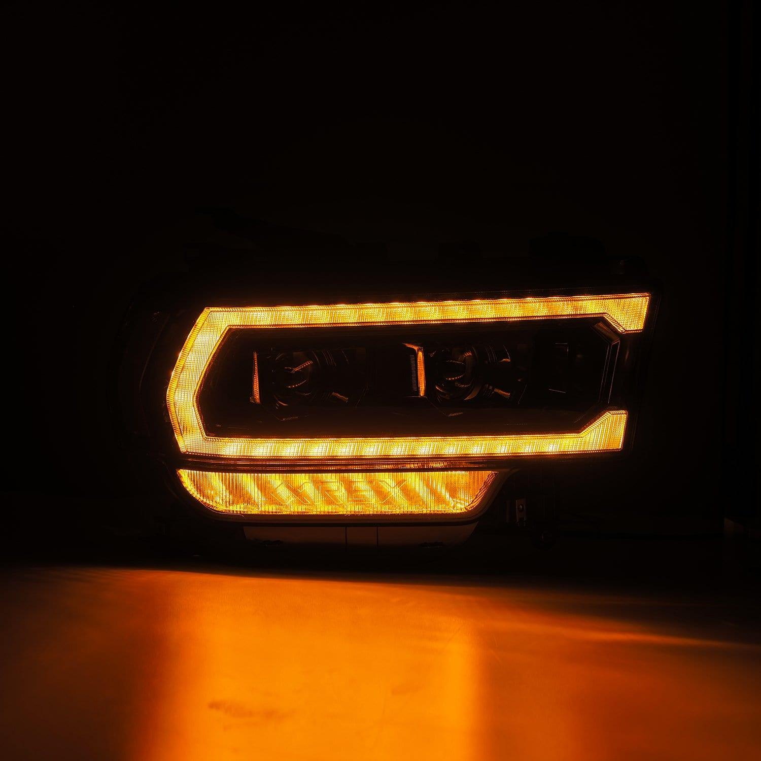 Alpha Rex 19-22 Ram 2500/3500/4500/5500 LUXX-Series LED Projector Headlights Alpha-Black