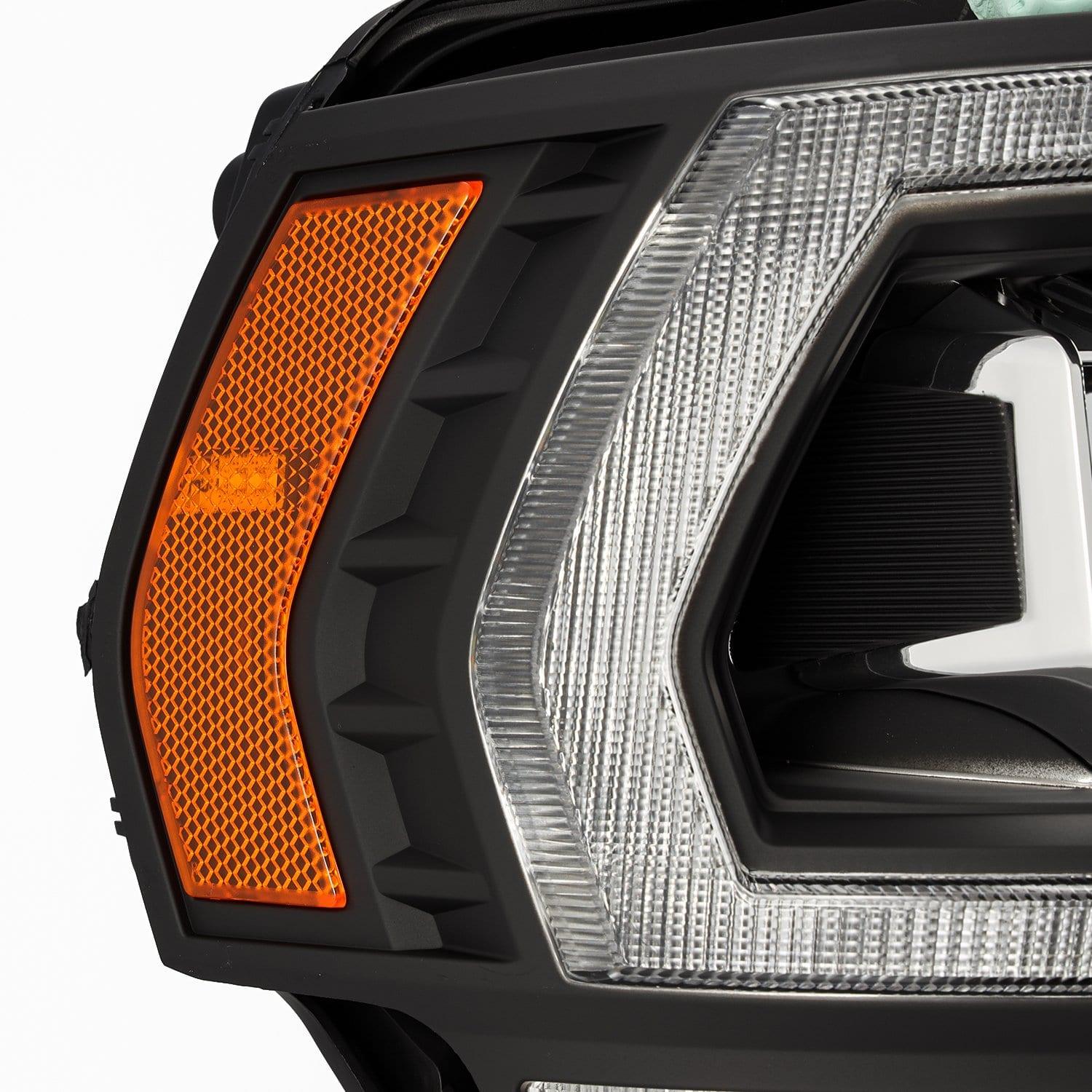 Alpha Rex 19-22 Ram 2500/3500/4500/5500 LUXX-Series LED Projector Headlights Black