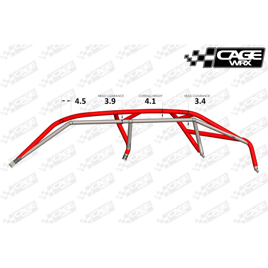 Polaris RZR Pro R 4 Raw Unassembled Baja Spec Cage Kit