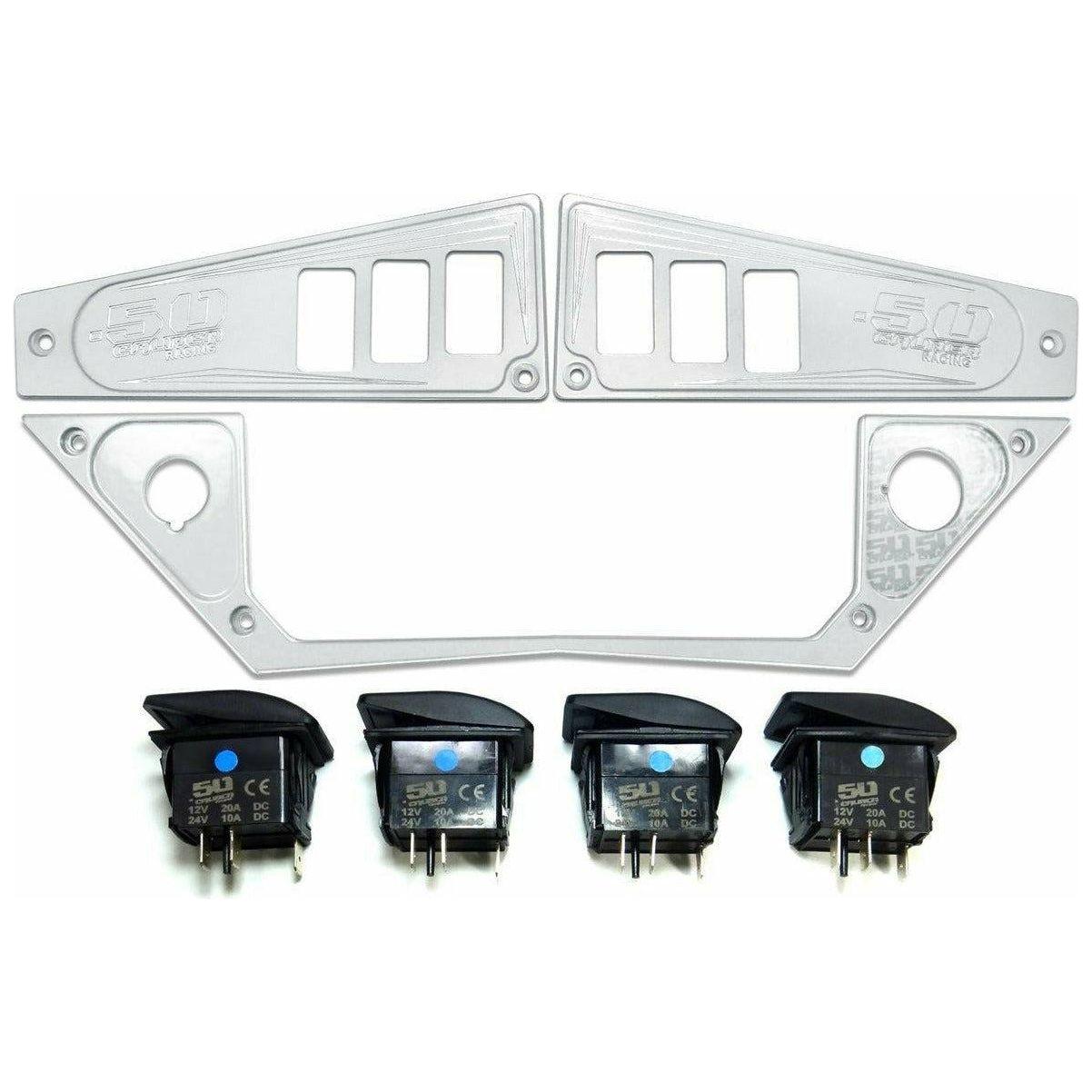 Polaris RZR XP 1000 (2017-2023) Ride Command 6 Switch Dash Panel