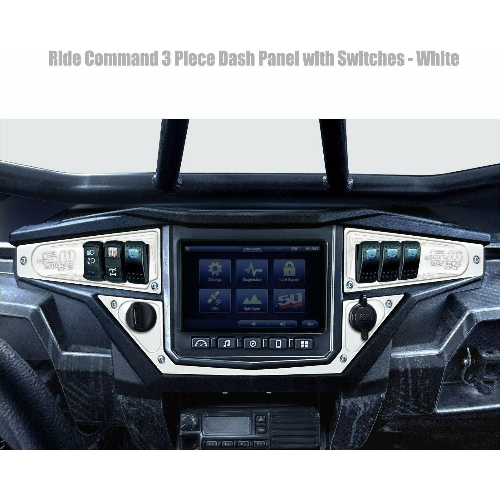 Polaris RZR XP 1000 (2017-2023) Ride Command 6 Switch Dash Panel