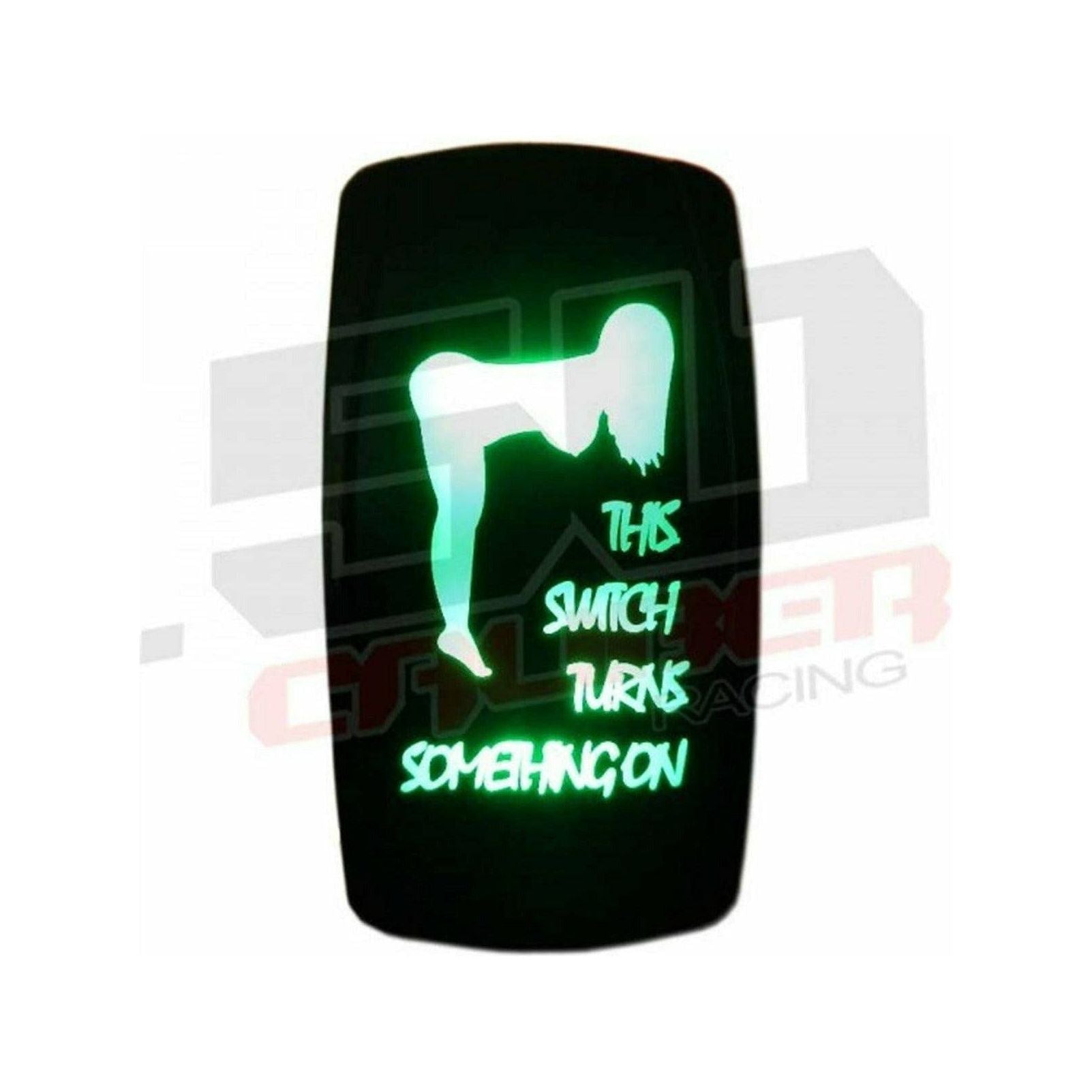 "This Switch Turns Something On" Waterproof Rocker Switch