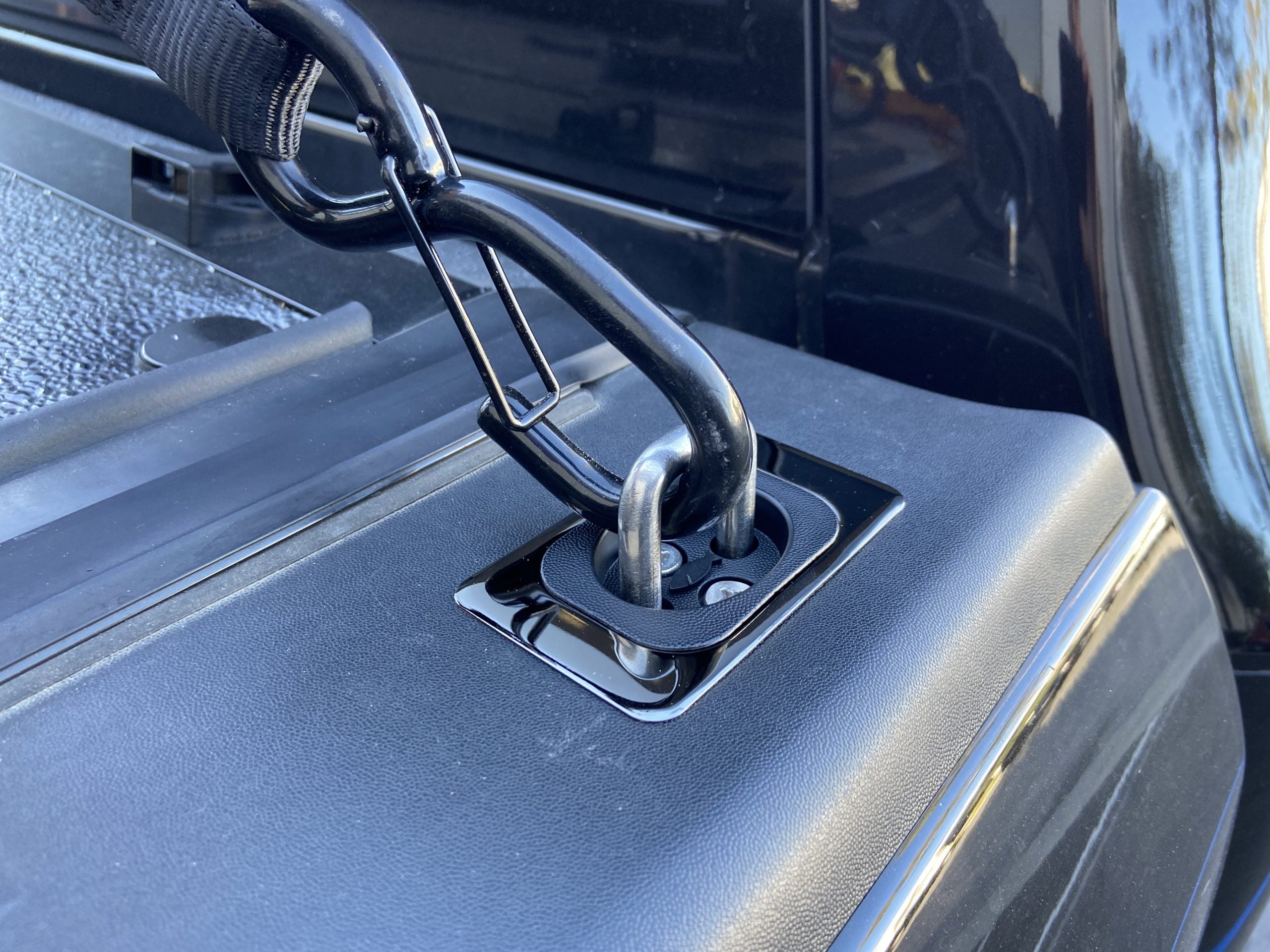 Gunmetal Flush Fit Retractable Tie-Down Anchors | 1995+ Dodge RAM with Dually Bed | - SpeedStrap