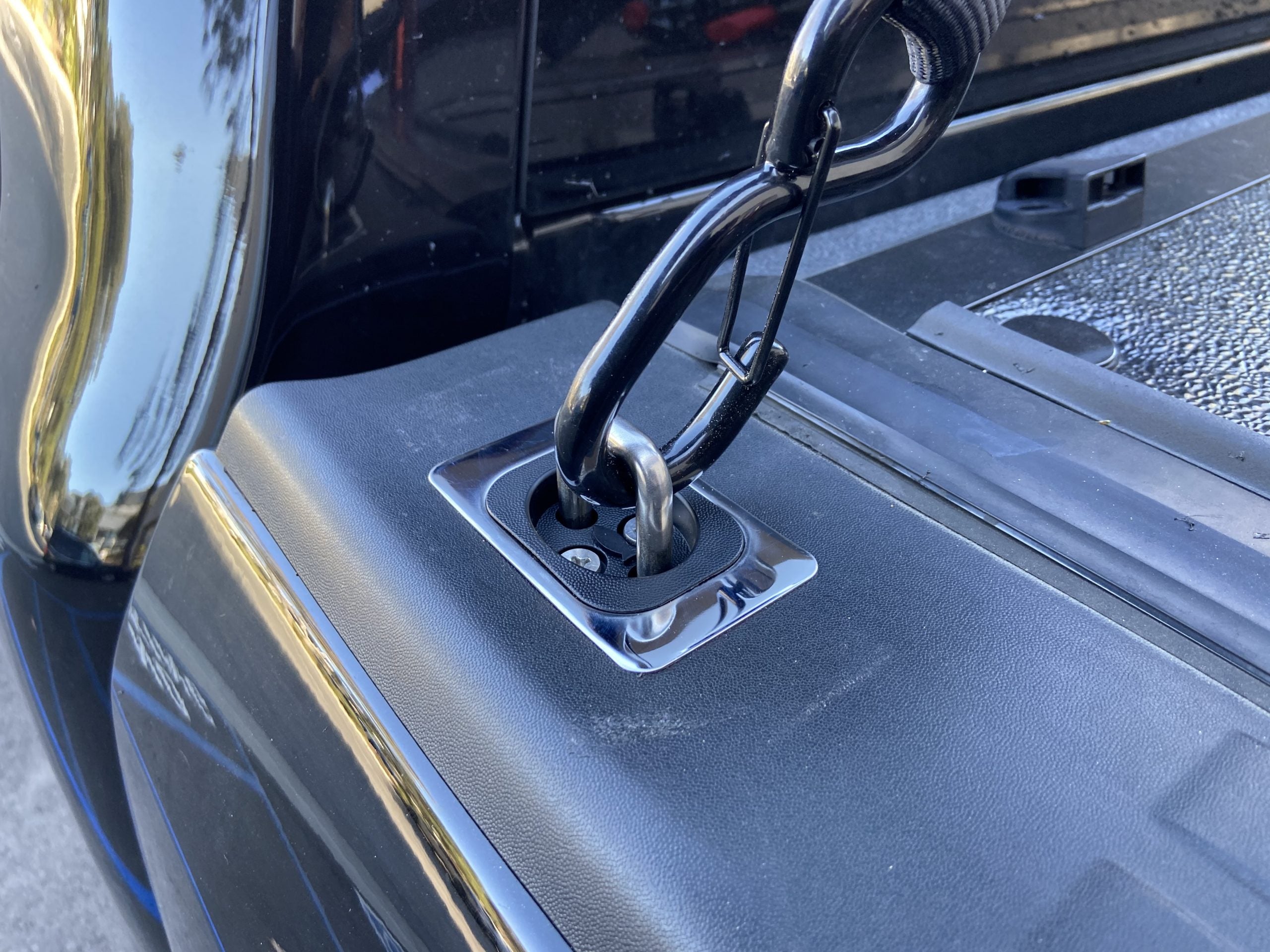 Gunmetal Flush Fit Retractable Tie-Down Anchors | 1995+ Dodge RAM with Dually Bed | - SpeedStrap