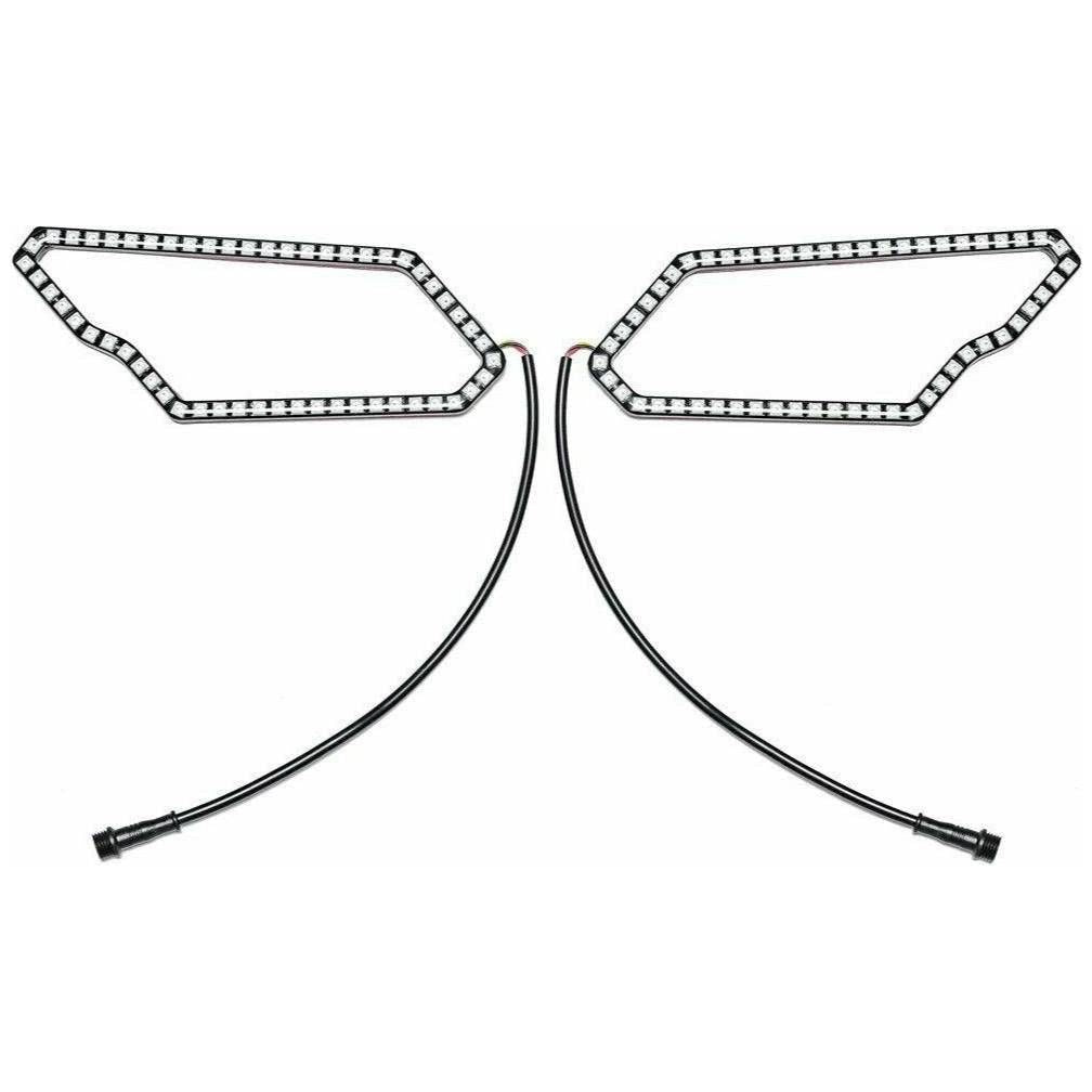 Can Am X3 187 Style Halos with Control Harness