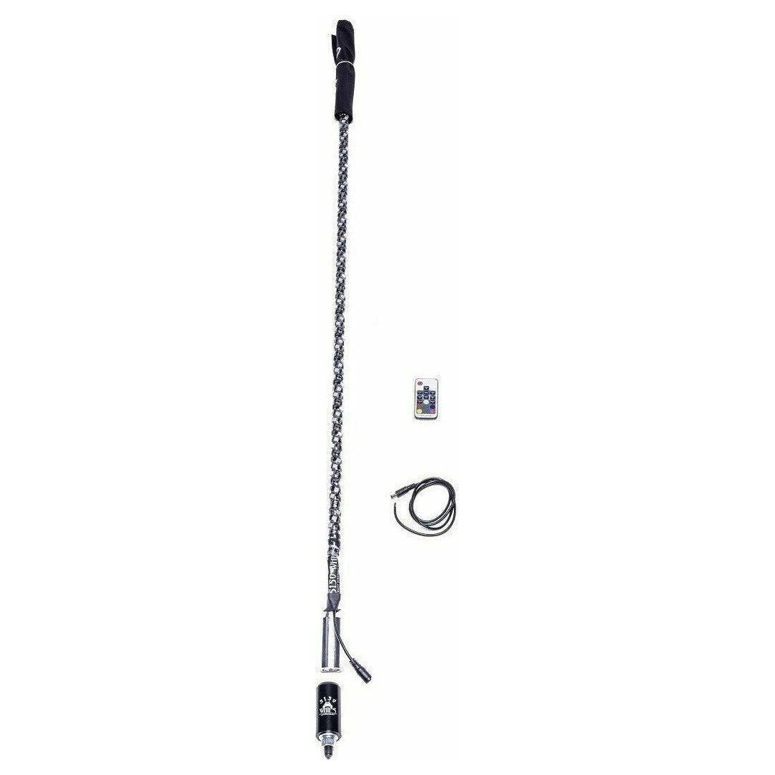 Remote LED Whip with Flag (Single)