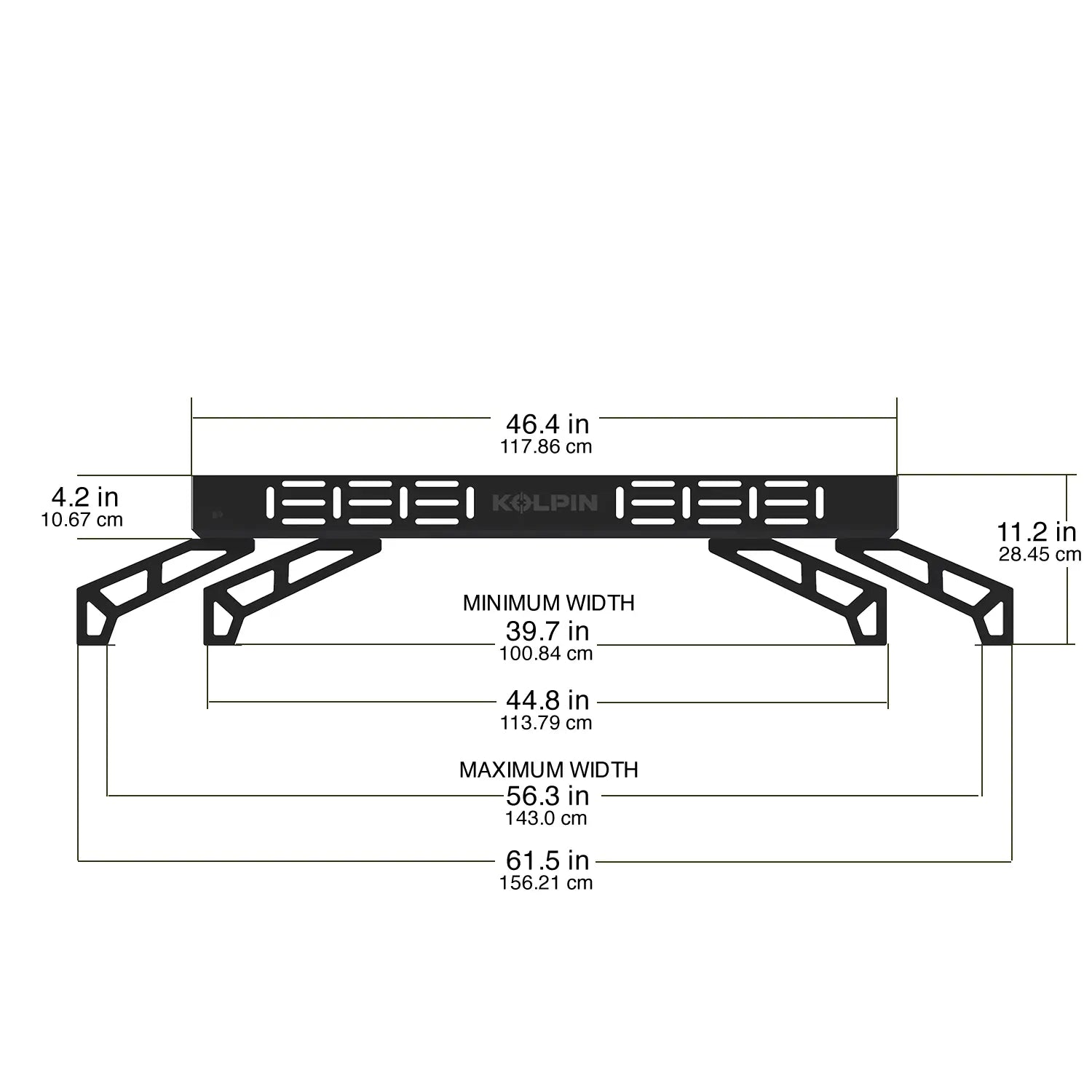 UTV Overbed Cargo Rack