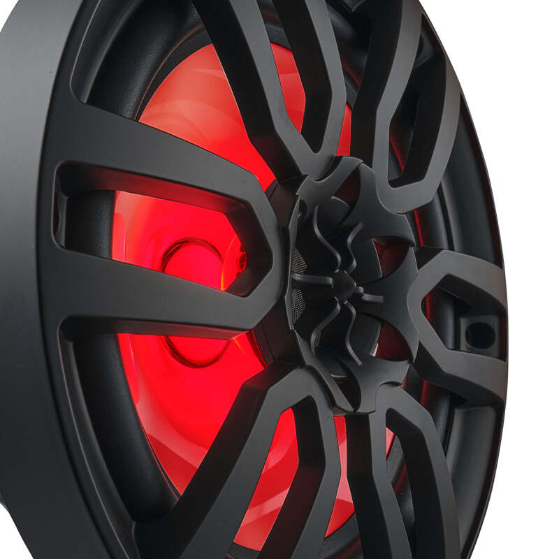 DS18 NXL Series Coaxial Marine Speakers w/ RGB Lights 8in 2-Way 125 Watts RMS 4 ohm Black