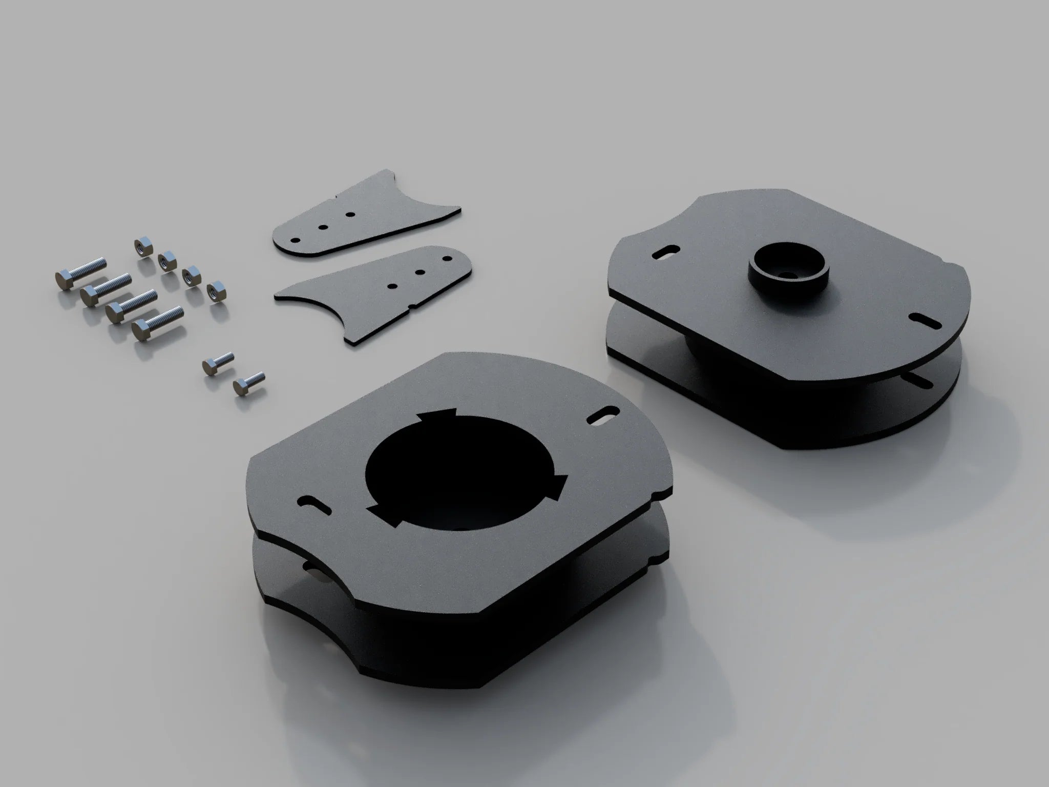 TRAXDA #605041AIR - 2014+ DODGE RAM 2500 - FITS 4X4 W/ AIR BAG 1" REAR LIFT KIT