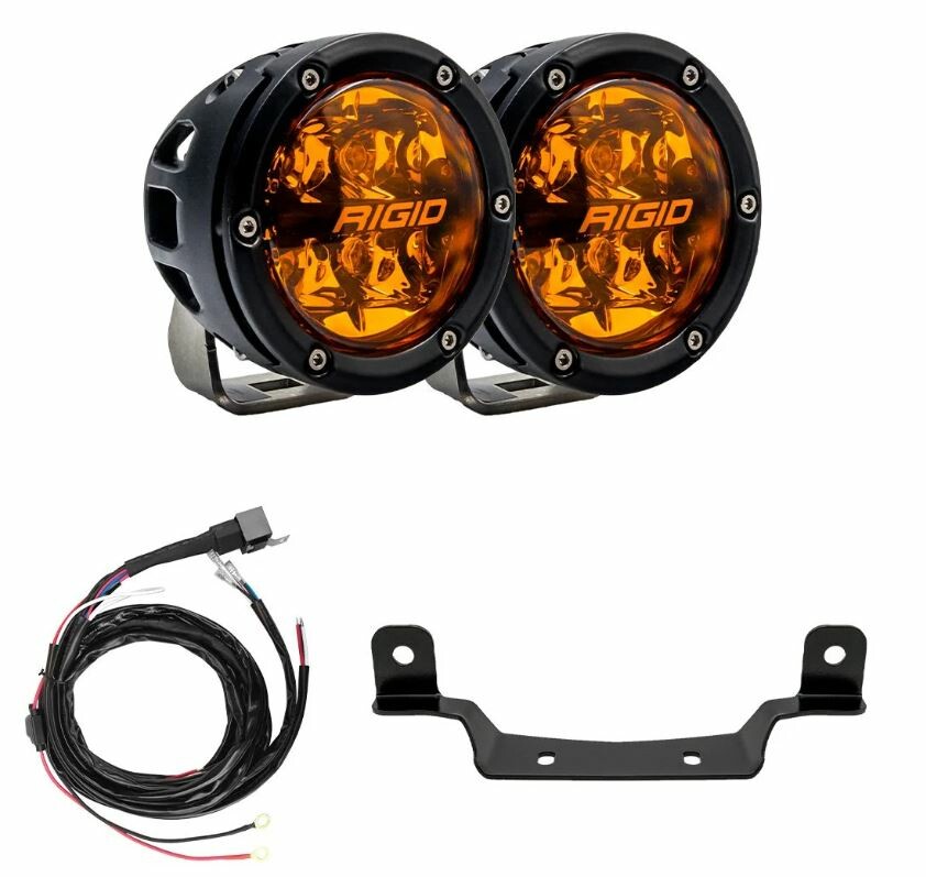RIGID RZR 360 SERIES AMBER PRO GRILLE LIGHT KIT (PRO R/TURBO R)